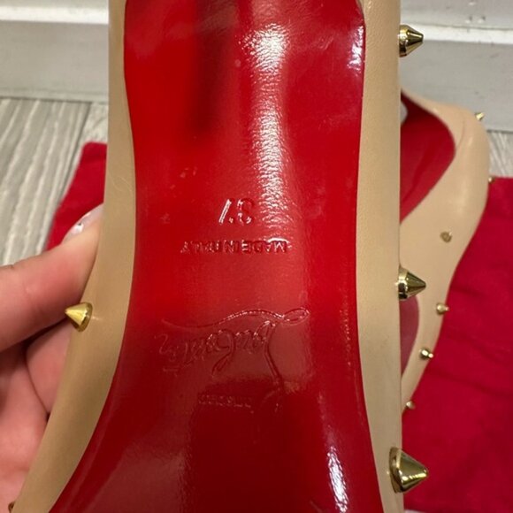 CHRISTIAN LOUBOUTIN Kid Degraspike 70 Pumps - Picture 6 of 6